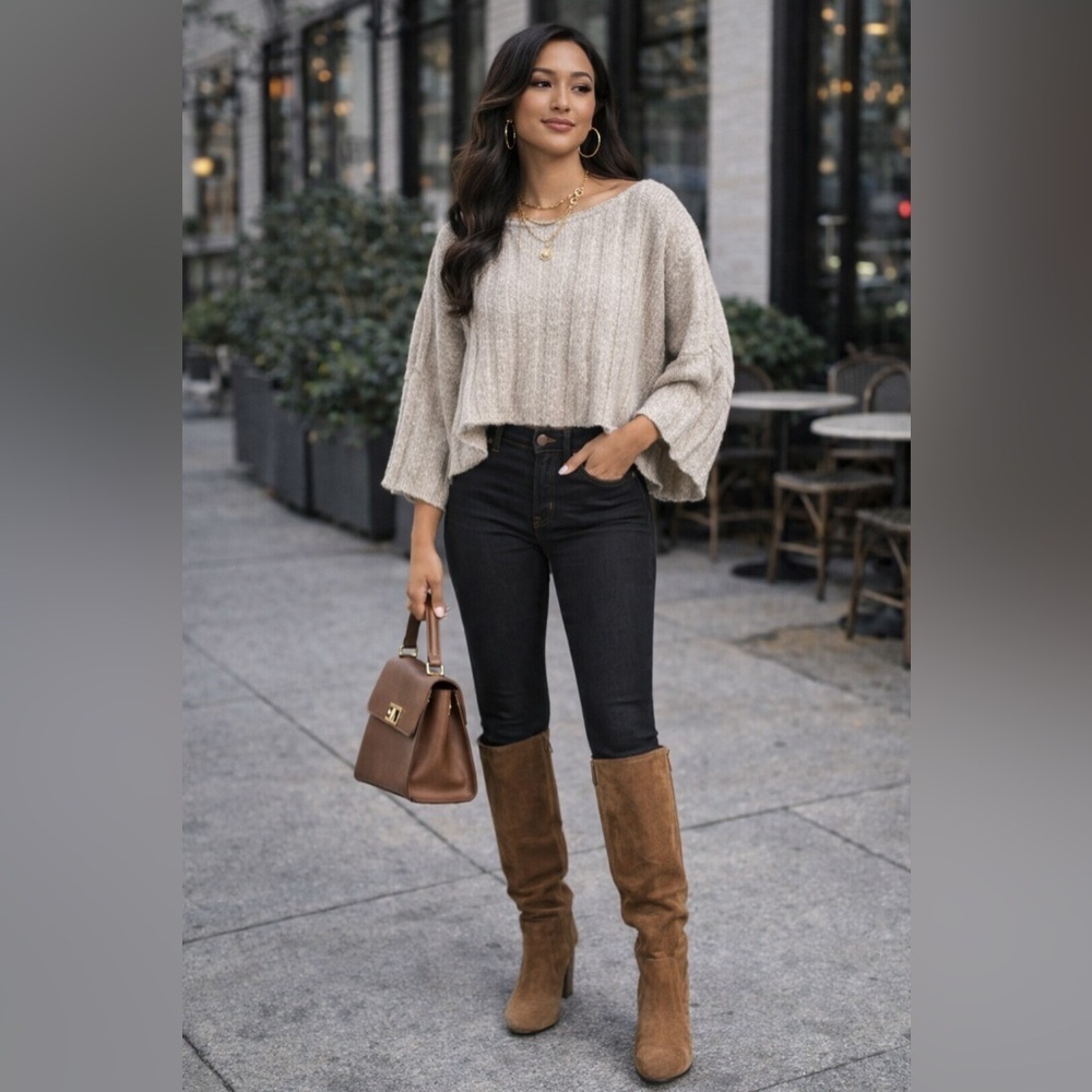 Free people Good Day Pullover sweater